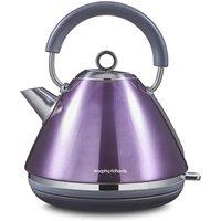 Morphy Richards Accents Pyramid 1.5L Kettle Metallic Red in Purple