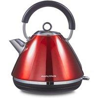 Morphy Richards Accents Pyramid 1.5L Kettle Metallic Red