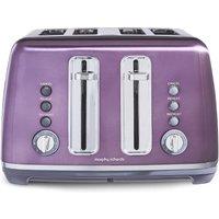 Morphy Richards Accents 4 Slice Toaster Metallic Purple
