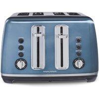 Morphy Richards Accents 4 Slice Toaster Metallic Purple in Blue