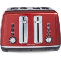Morphy Richards Accents 4 Slice Toaster Metallic Purple in Red