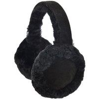 SNUGRUGS Women's Womens Full Sheepskin Ear Muffs with Gift Box in Black