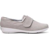 Hotter Women's 'Toasty' Slippers in Light Grey | Size: 7