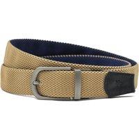 XPOSED Men's Reversible & Stripe Stretch Belt For Ultimate Comfort in Tan
