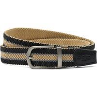 XPOSED Men's Reversible & Stripe Stretch Belt For Ultimate Comfort