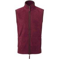 Premier Men's Artisan Fleece Gilet in Burgundy | Size: Medium