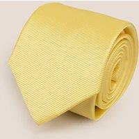 Oswin Hyde Men's Yellow Ribbed Tie