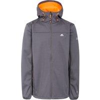 Trespass Men's Zeek Waterproof Softshell Jacket in Dark Grey | Size: XS