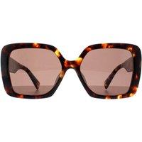 Miu Miu Women's Square Honey Havana Dark Brown MU10YS