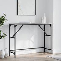 Berkfield Home Console Table Grey Sonoma 100x32x75 cm Engineered Wood | Size: 100 x 32 x 75 cm
