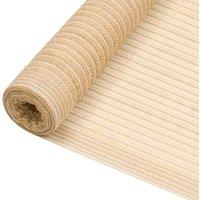 Berkfield Home Privacy Net Beige 1.2x25 m HDPE 195 g/m