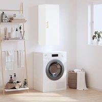 Berkfield Home Wall Mounted Cabinet White 34.5x34x90 cm