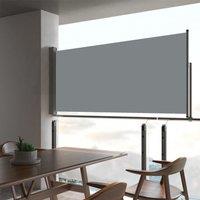 Berkfield Home Patio Retractable Side Awning 60x300 cm Grey