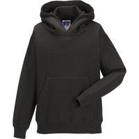 Jerzees Schoolwear Jerzees Schoolgear Hooded Sweatshirt in Black | Size: 9-10 Years