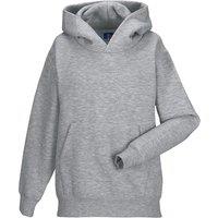 Jerzees Schoolwear Jerzees Schoolgear Hooded Sweatshirt in Grey | Size: 9-10 Years