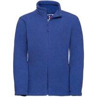 Jerzees Schoolwear Jerzees Schoolgear Full Zip Outdoor Fleece Jacket in Royal | Size: 7-8 Years