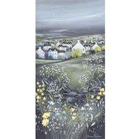 Diane Demirci Chalkboard Hills II Print in Mid Grey