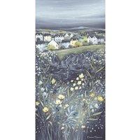 Diane Demirci Chalkboard Hills I Print in Mid Grey