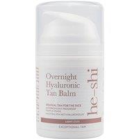 He-Shi Tan Overnight Face Tan with Hyaluronic Acid | Light Tan Colour Shade | Size: 50ml
