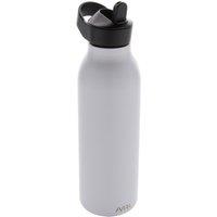Avira Ara Flip Top Stainless Steel 500ml Water Bottle in White