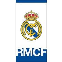 Real Madrid CF Crest Beach Towel in White