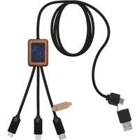 SCX Design Light Up Logo Charging Cable in Blue