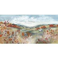 Diane Demirci Autumn Walk Print in Orange
