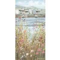 Diane Demirci Boats & Blooms II Print in Bottle Green