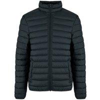 New Morning Studios Men's Lightweight Puffer Jacket in Dark Grey | Size: 2XL