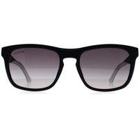 Lacoste Men's Rectangle Matte Black Grey Gradient L956S