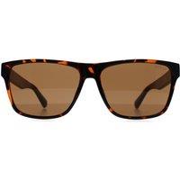 Guess Men's Rectangle Dark Havana Brown GF5120