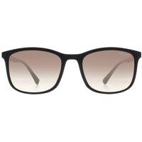 Prada Sport Men's Rectangle Black Rubber Grey Gradient PS01TS