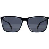 Polaroid Men's Rectangle Blue Crystal Blue Polarized PLD 4180/S