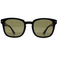 Serengeti Men's Square Matte Black Mineral Polarized 555nm Photochromic Ethan