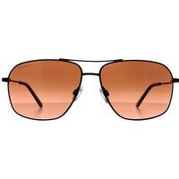 Serengeti Men's Aviator Matte Black Mineral Drivers Gradient Photochromic Dorwinn