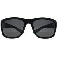 Polaroid Men's Wrap Black Blue Grey Polarized PLD 2135/S