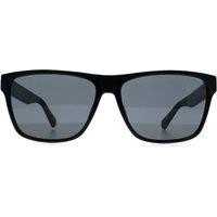 Guess Men's Rectangle Shiny Black Grey GF5120