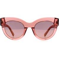 Tom Ford Women's Cat Eye Shiny Pink Pink Mirror Violet Gradient Lucilla FT1063