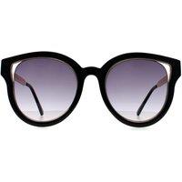 Guess Women's Cat Eye Shiny Black & Gold Smoke Gradient GF0323