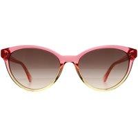 Kate Spade Women's Oval Pink Shaded Yellow Brown Gradient Adeline/G/S