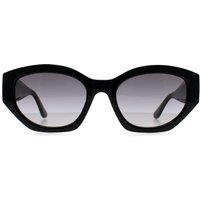 Guess Women's Oval Shiny Black Grey Gradient GF6164