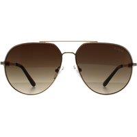 Guess Women's Aviator Gold Brown GF6195