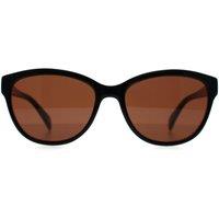 Ted Baker Women's Cat Eye Gloss Black Flowers Brown TB1605 Amie