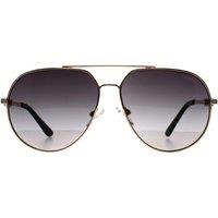 Guess Women's Aviator Gold Grey Gradient GF6195