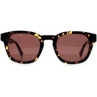 Lacoste Women's Oval Dark Havana Brown L6015S