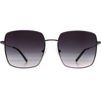 CALVIN KLEIN Women's Square Light Ruthenium Grey Gradient CK22121S