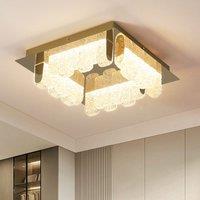 Garwarm 4 - Light 32cm LED Acrylic Flush Mount in Metallic Gold