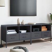 Berkfield Home TV Cabinets 2 pcs Anthracite 68x39x50.5 cm Steel
