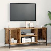 Berkfield Home Entertainment Centre Old wood Particle board, metal in Brown