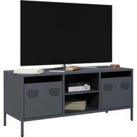 Berkfield Home TV Cabinet Anthracite 101.5x39x43.5 cm Cold-rolled Steel
